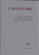 Inventaire, no 13